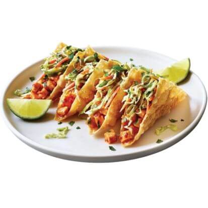 Chicken Wonton Tacos